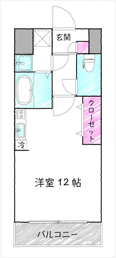 リファレンス敷戸Ⅱ_305_間取り